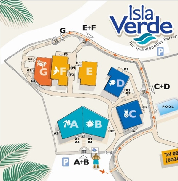 Übersichtsplan Isla Verde